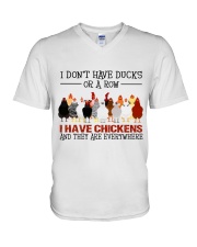 I Have Chicken V-Neck T-Shirt thumbnail