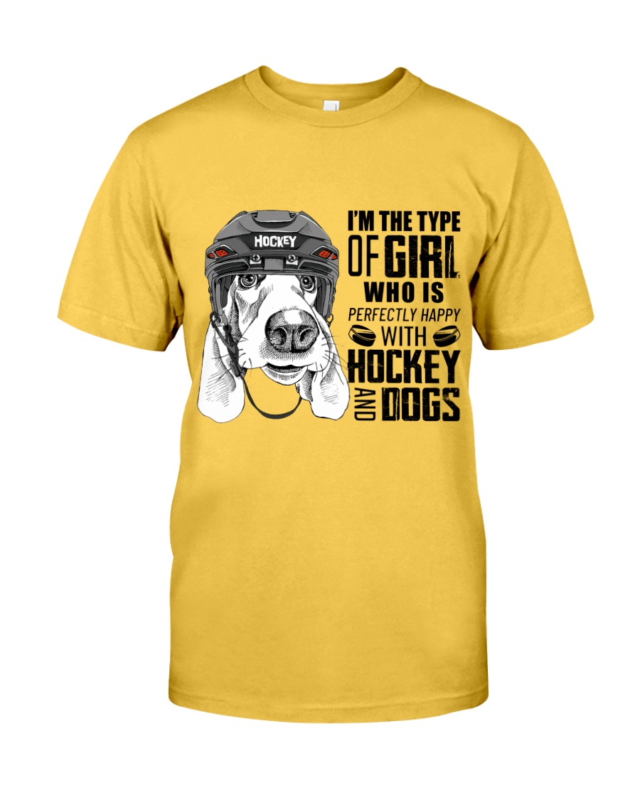Hockey And Dogs Classic T-Shirt