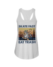 Skate Fast Eat Trash Ladies Flowy Tank thumbnail