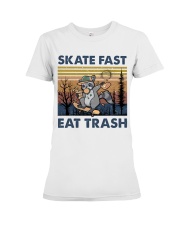 Skate Fast Eat Trash Premium Fit Ladies Tee thumbnail