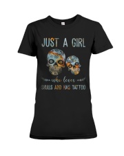 Skulls And Has Tattoos Premium Fit Ladies Tee thumbnail