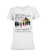 Playing The Piano Premium Fit Ladies Tee thumbnail