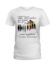 Playing The Piano Ladies T-Shirt thumbnail