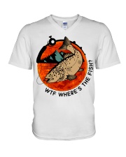 Where's The Fish V-Neck T-Shirt thumbnail