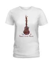Peace Love Music Ladies T-Shirt thumbnail