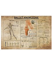 Ballet Knowledge 17x11 Poster front