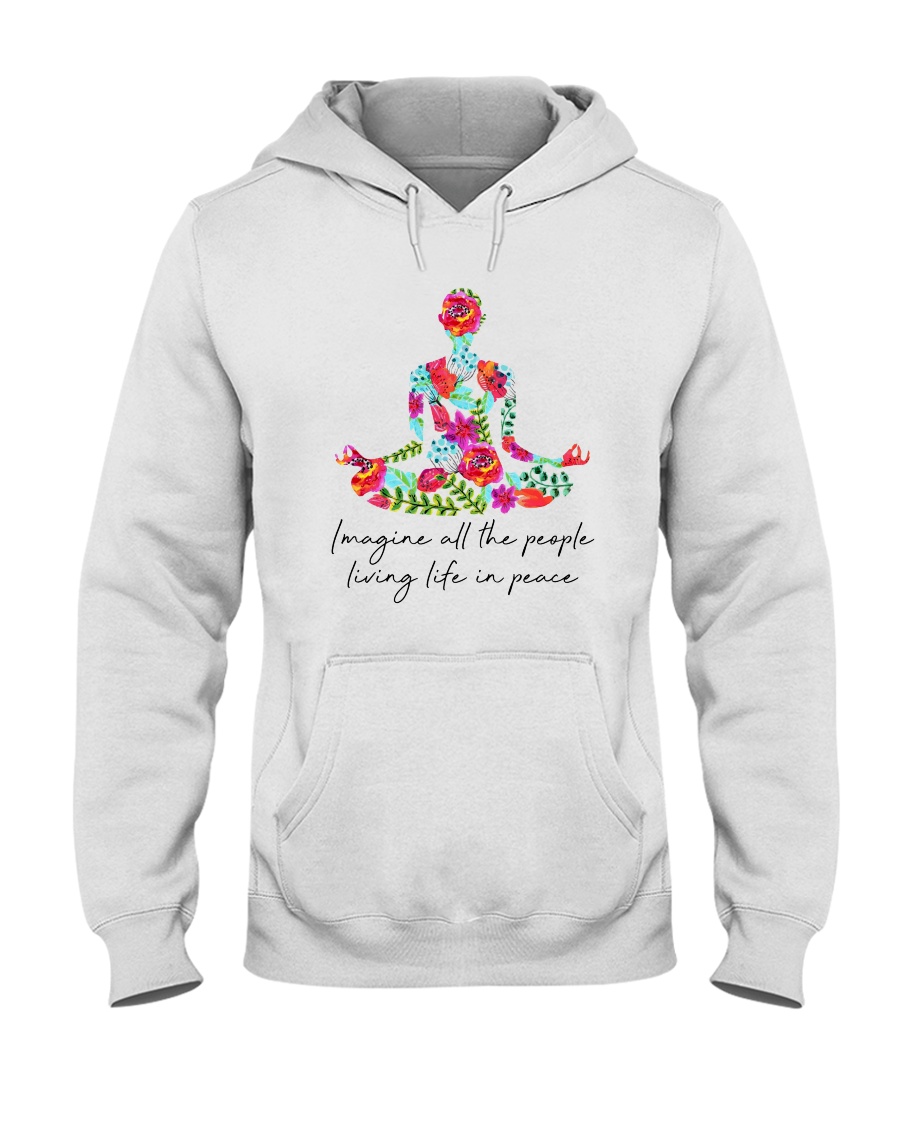 People Living Life In Peace Hooded Sweatshirt