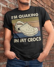 I'm Quaking In My Crocs Classic T-Shirt apparel-classic-tshirt-lifestyle-26