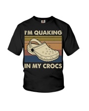 I'm Quaking In My Crocs Youth T-Shirt thumbnail