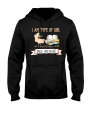 Ballet And Books Hooded Sweatshirt thumbnail