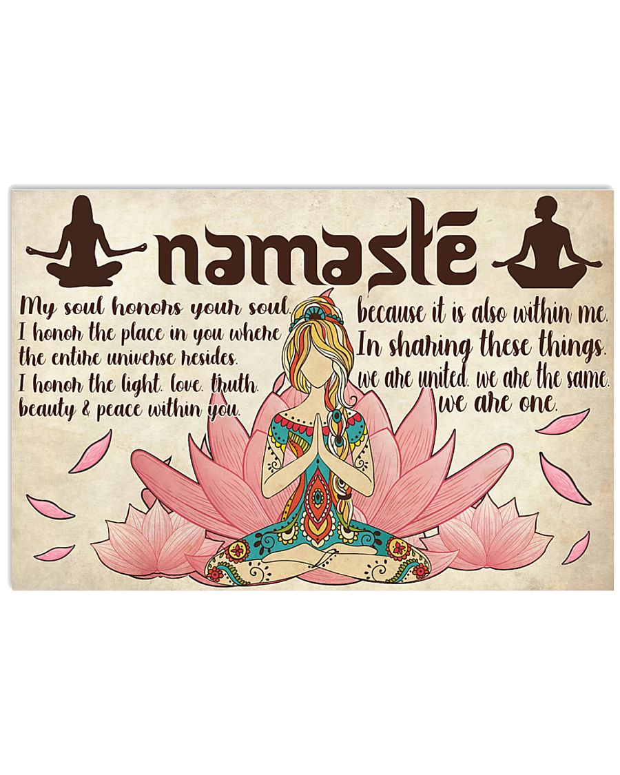 Namaste 36x24 Poster