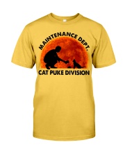 Cat Puke Division Classic T-Shirt front