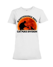 Cat Puke Division Premium Fit Ladies Tee thumbnail