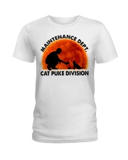 Cat Puke Division Ladies T-Shirt thumbnail