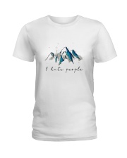 I Hate People Ladies T-Shirt thumbnail
