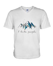 I Hate People V-Neck T-Shirt thumbnail