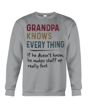 Grandpa Knows Every Thing Crewneck Sweatshirt thumbnail