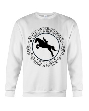 Who Can Ride A Horse Crewneck Sweatshirt thumbnail