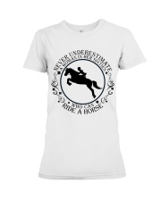 Who Can Ride A Horse Premium Fit Ladies Tee thumbnail