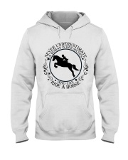 Who Can Ride A Horse Hooded Sweatshirt thumbnail