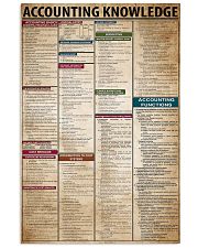 Accounting Knowledge 11x17 Poster front