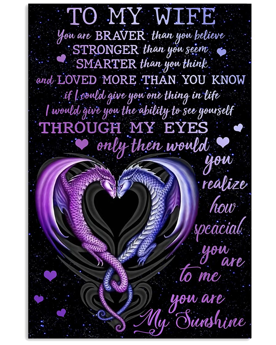 To My Wife 11x17 Poster