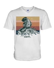 Dam Funny V-Neck T-Shirt thumbnail