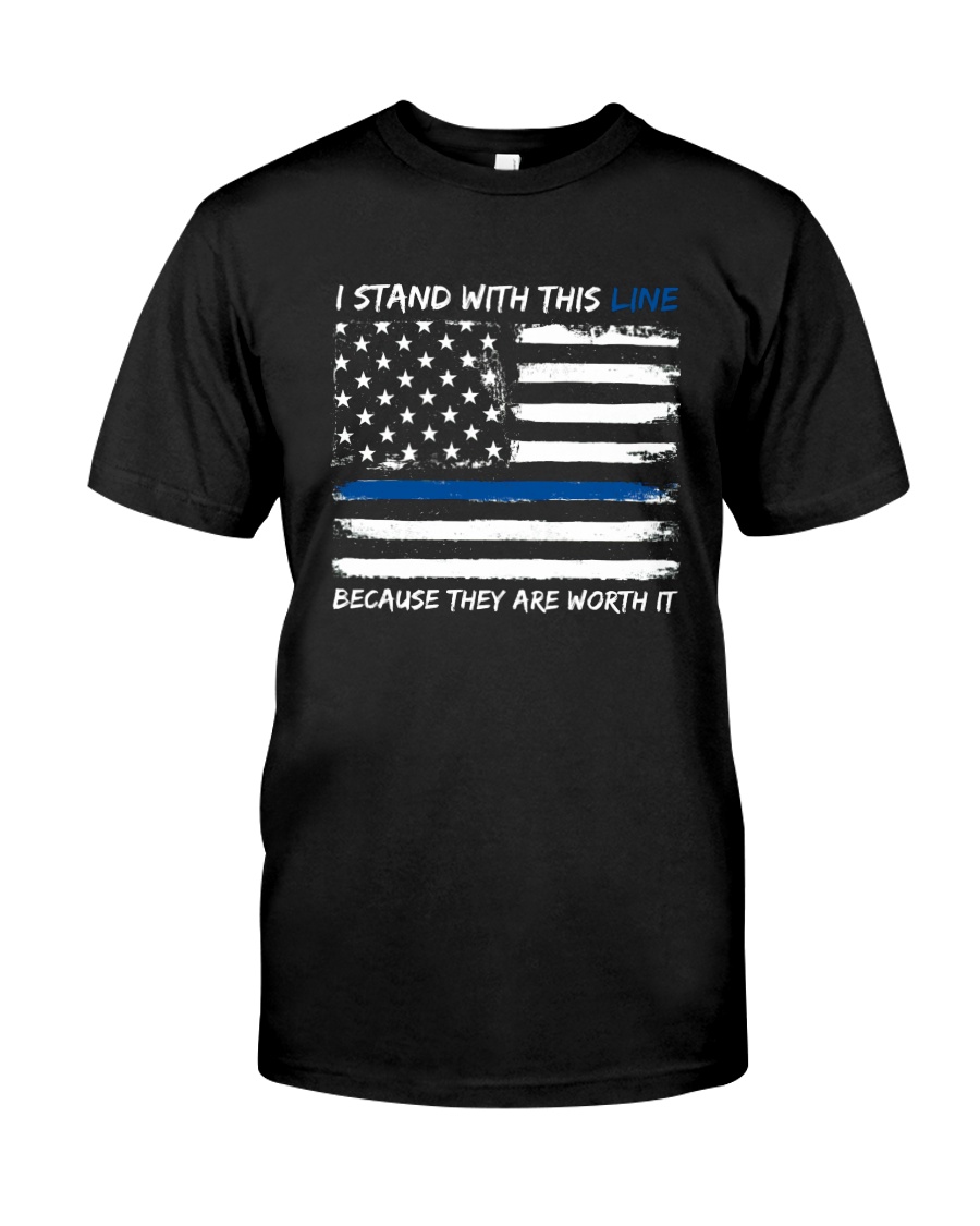 I Stand With This Line Classic T-Shirt