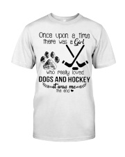 Dogs And Hockey Classic T-Shirt front