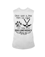 Dogs And Hockey Sleeveless Tee thumbnail