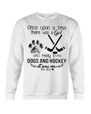 Dogs And Hockey Crewneck Sweatshirt thumbnail