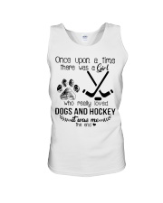 Dogs And Hockey Unisex Tank thumbnail