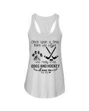 Dogs And Hockey Ladies Flowy Tank thumbnail