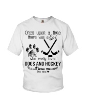 Dogs And Hockey Youth T-Shirt thumbnail