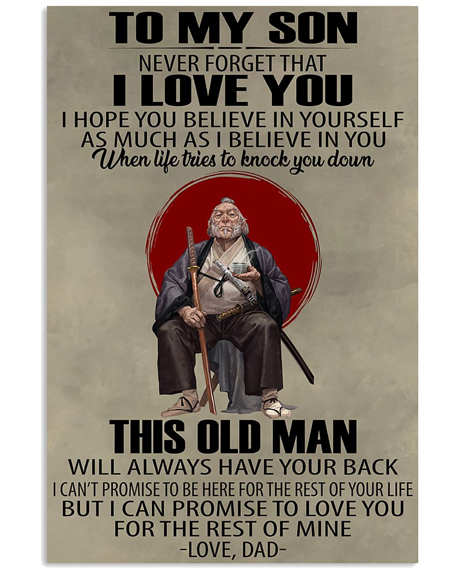 To My Son 11x17 Poster