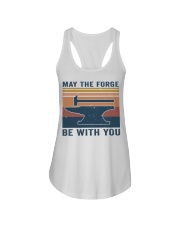 May The Forge Be With You Ladies Flowy Tank thumbnail