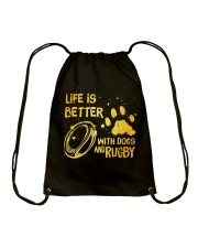 Life Is Better Drawstring Bag thumbnail