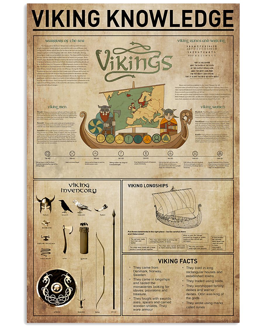 Viking Knowledge 11x17 Poster