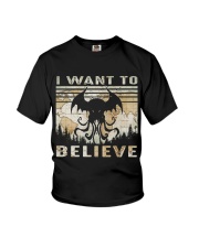 I Want To Believe Youth T-Shirt thumbnail