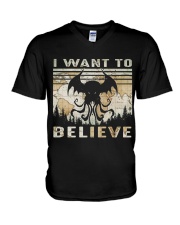 I Want To Believe V-Neck T-Shirt thumbnail