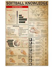 Softball Knowledge 11x17 Poster front