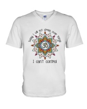 Will Not Stress Over Things V-Neck T-Shirt thumbnail