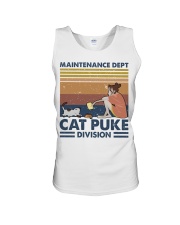 Cat Puke Division Unisex Tank thumbnail