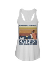 Cat Puke Division Ladies Flowy Tank thumbnail