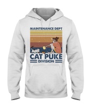 Cat Puke Division Hooded Sweatshirt thumbnail