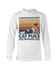 Cat Puke Division Long Sleeve Tee thumbnail
