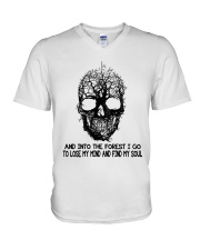 And Into The Forest I Go V-Neck T-Shirt thumbnail