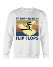 I'd Rather Be In Flip Flops Crewneck Sweatshirt thumbnail