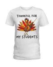Thankful For My Students Ladies T-Shirt thumbnail