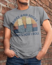 Crocs And Socks Classic T-Shirt apparel-classic-tshirt-lifestyle-26